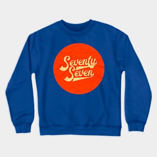77 Seventy Seven vintage washed out graphic Crewneck Sweatshirt